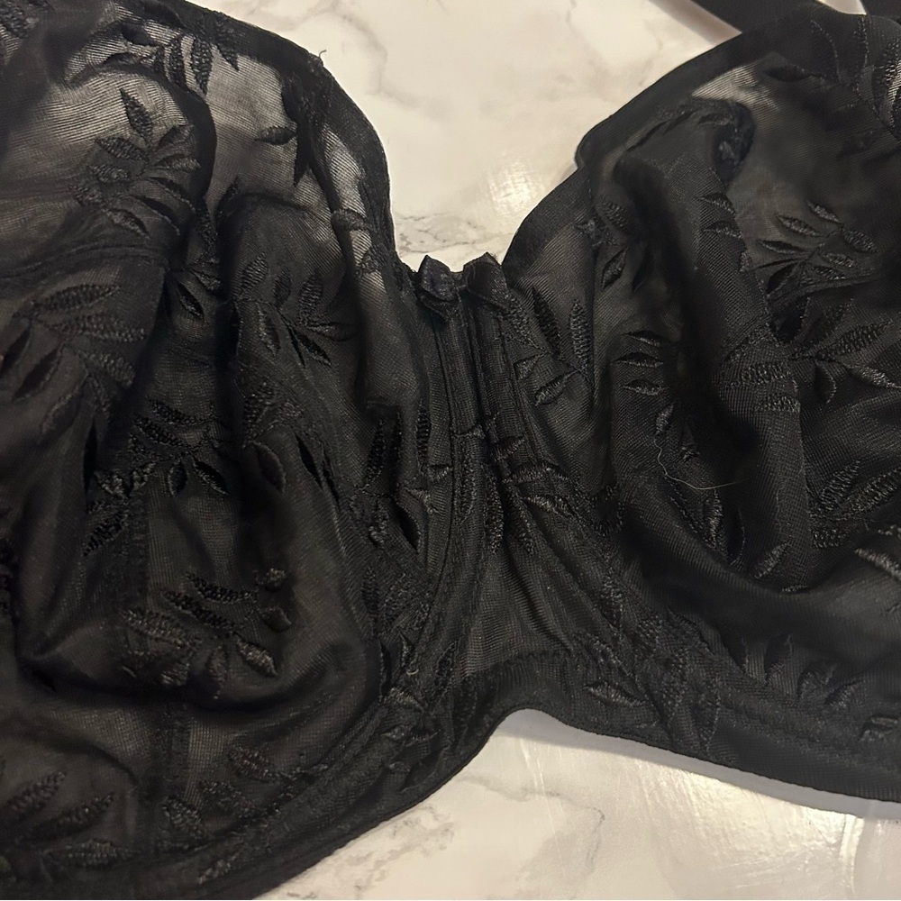 Panche Tango II Underwire Balconnet Bra 3251 Black 32HH - Picture 10 of 10
